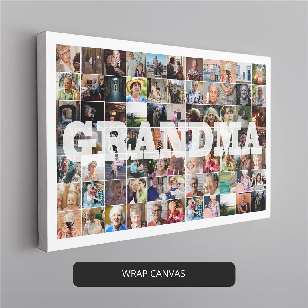 Birthday Gifts for Grandma: Capture Memories with a Personalized Photo Collage