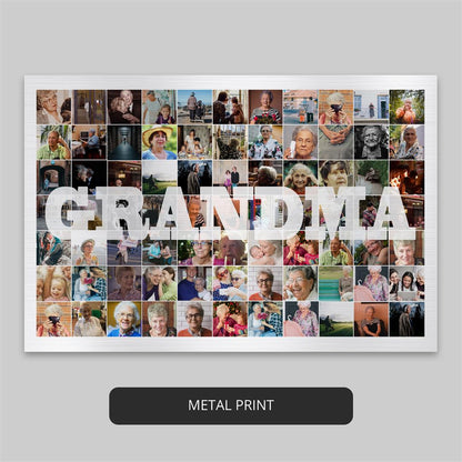 Grandma Mother's Day Gift: Cherish Moments with a Personalized Photo Collage