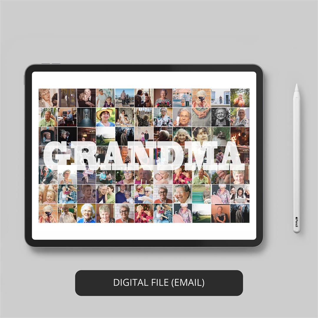 Grandma Photo Collage: Transform Memories into Beautiful Canvas Prints