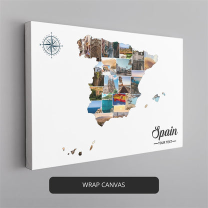 Stunning Map of Spain Collage: Maps of Spain, Home Decor Spain