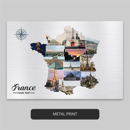 France Gift - Customizable Photo Collage Frame