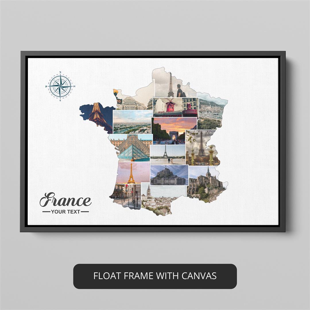 France Collage - Beautiful Wall Art Print
