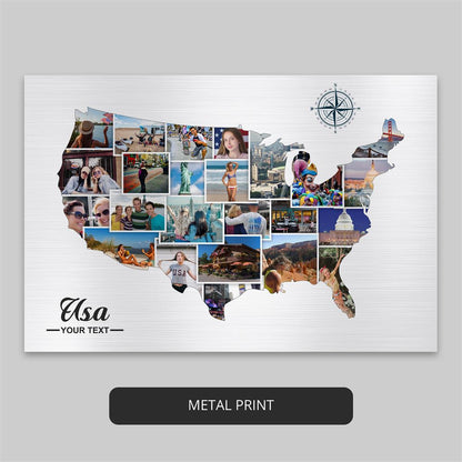 USA Map Gifts - Custom Canvas Wall Art for All Occasions