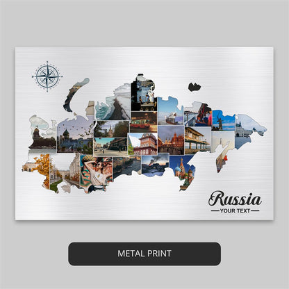 Customizable City Map of Russia: Create a Personalized Russian Wall Art