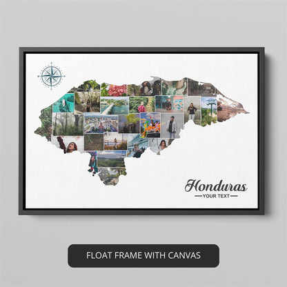 Honduras Poster: Custom Photo Collage - Captivating Wall Art for Honduras Fans