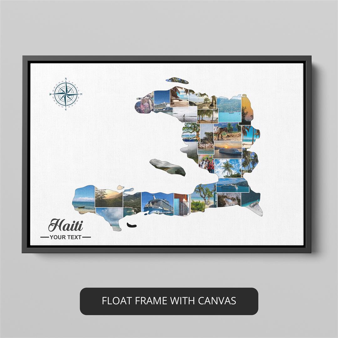 Haiti Poster: Custom Photo Collage - Vibrant Haitian Decorations