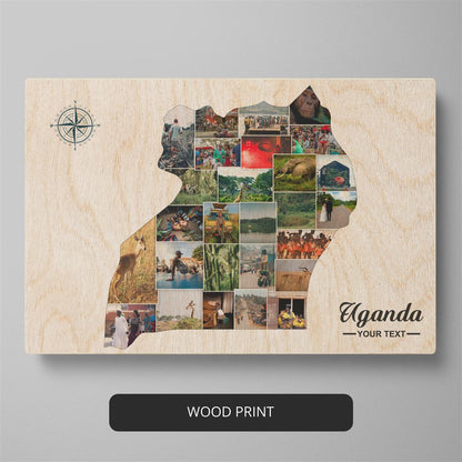 Capture the Beauty of Uganda: Personalized Photo Collage with Uganda Pictures