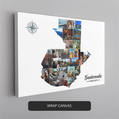 Guatemala Country Map Poster: Captivating Wall Decor for Your Space