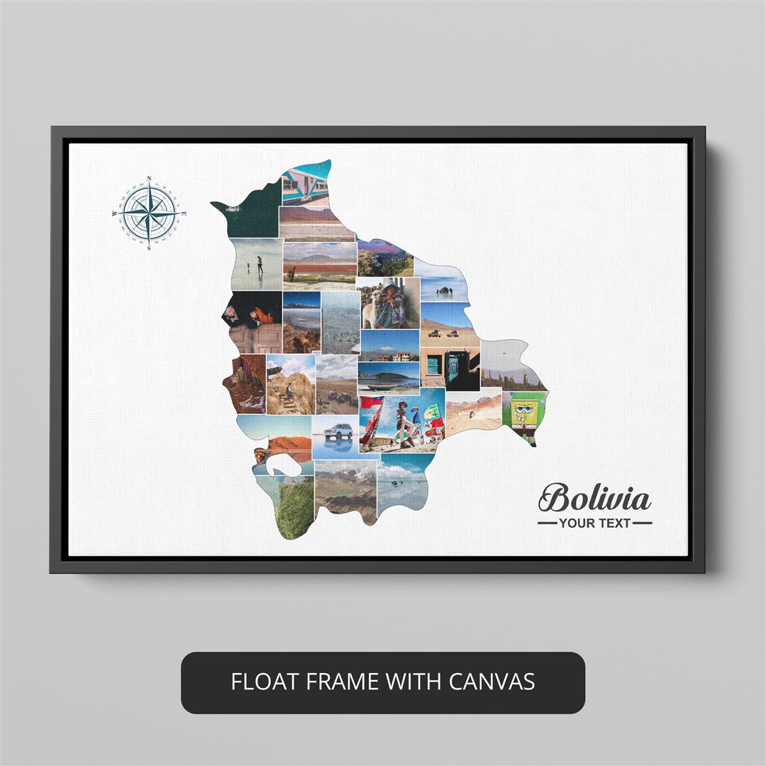 Picture of Bolivia Map - Create Your Own Unique Collage