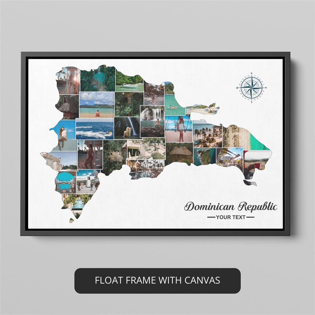 Dominican Republic Photo Collage: Exquisite Wall Art and Unique Gift Ideas