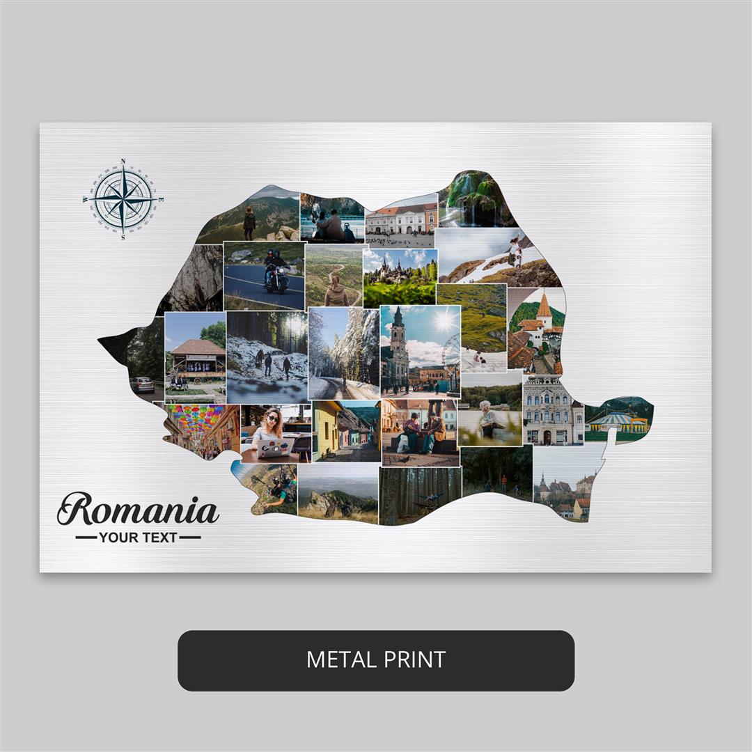 Romanian Gift Ideas - Create a Stunning Photo Collage of Romania