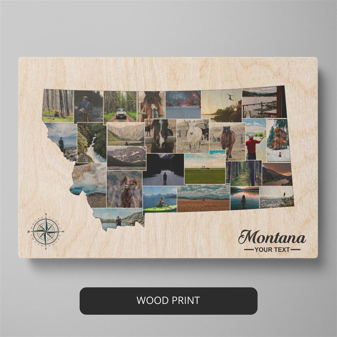 Montana Poster: Decorate Your Space with Customizable Montana Art