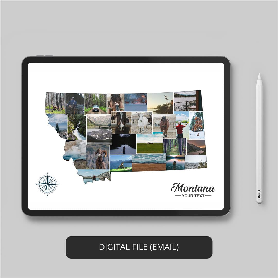 Montana Art Prints: Create Your Own Personalized Montana Collage