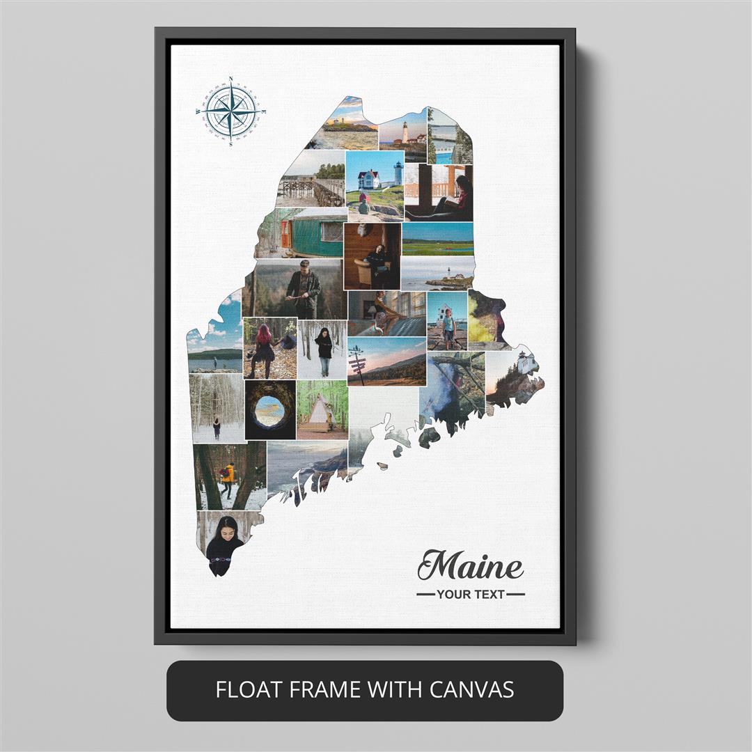 Unique Maine gifts - discover the beauty of Maine in this photo collage