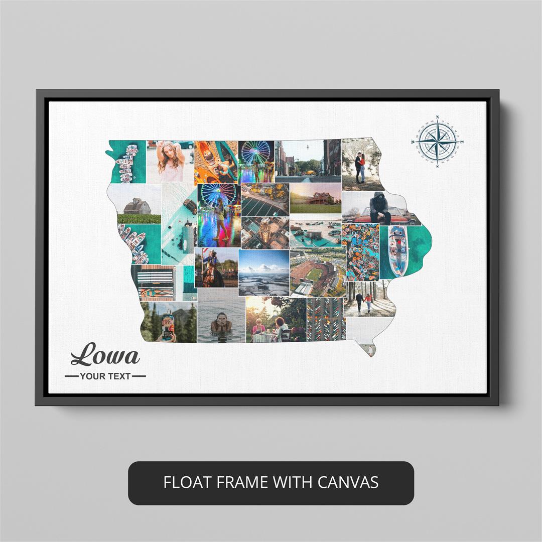 Express Your Love for Iowa with this Beautiful Iowa Print