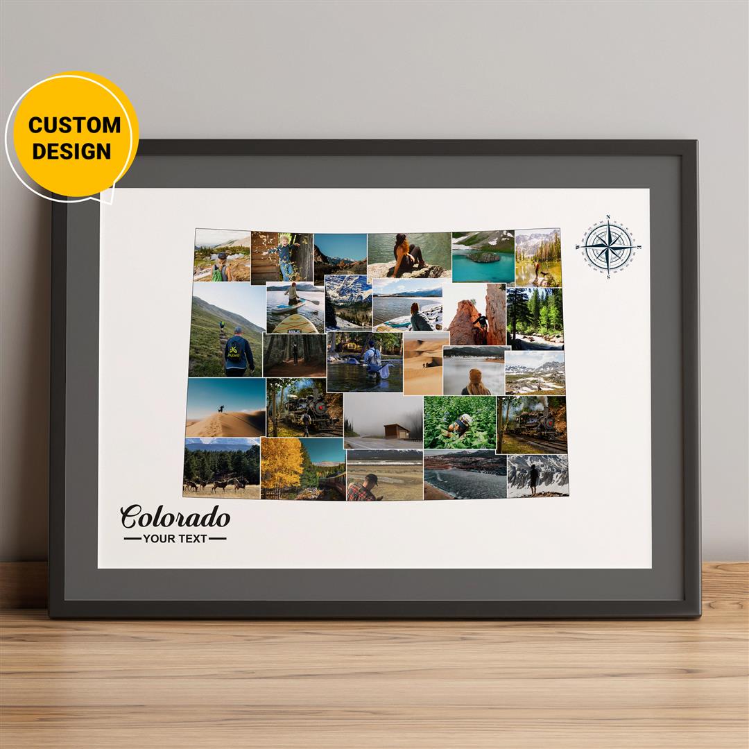 Personalized Colorado Gifts - Custom Photo Collage