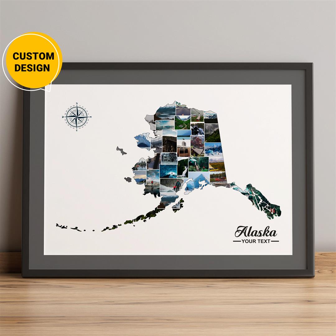 Capture Memories with Personalized Alaska Gifts - Photo Collage