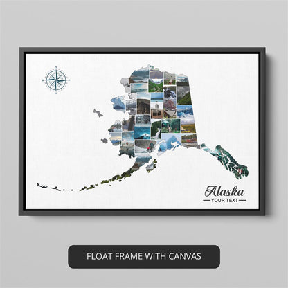 Alaska Canvas Art: Preserving Moments in a Photo Collage