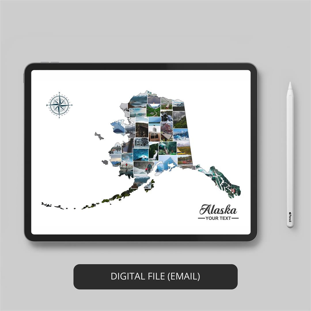 Elevate Your Space with Alaska-Inspired Photo Collage Decor