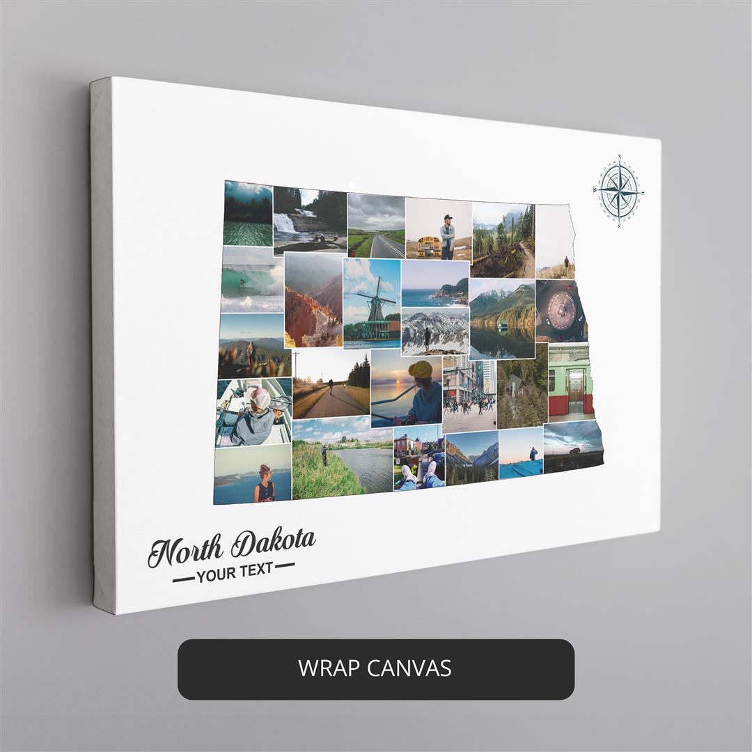 Decorate Your Walls with North Dakota Wall Art Collage