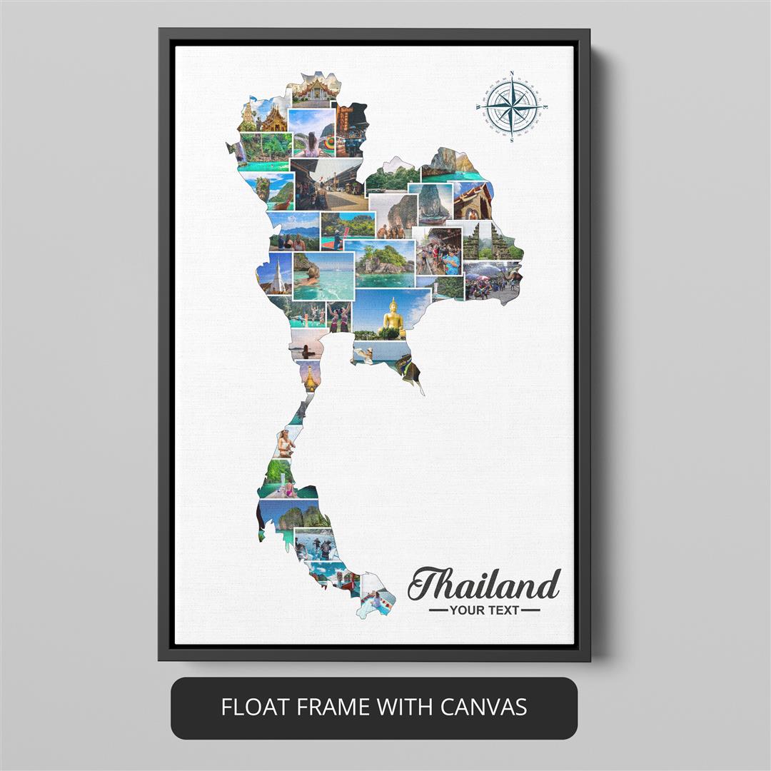 Capture the Beauty of Thailand with Customized Photo Collage | Artwork
