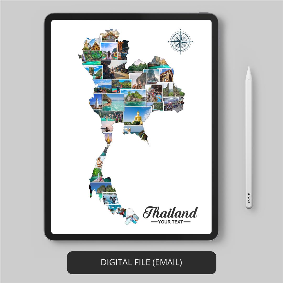 Decorate Your Space with a Thailand-Inspired Photo Collage | Wall Decor Print