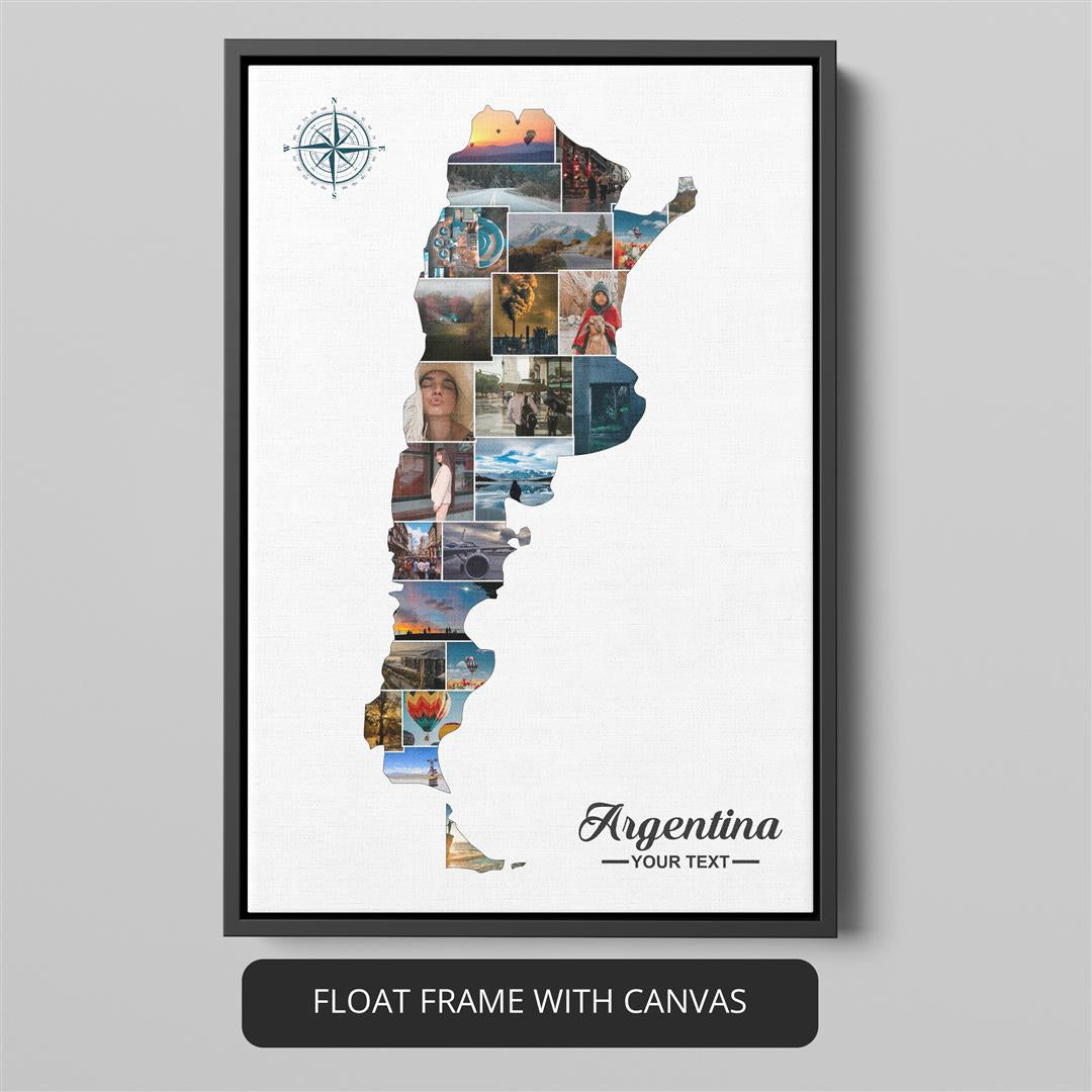 Argentina Gifts: Custom Photo Collage - Thoughtful Presents for Argentina Enthusiasts