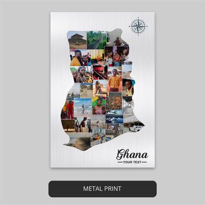 Ghana Art Print: Create Lasting Memories with a Personalized Photo Collage