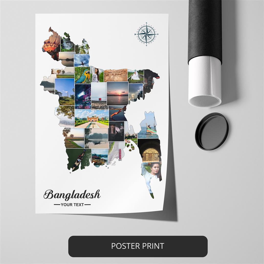 Map of Bangladesh Artwork: Stunning Home Decor and Personalized Gifts