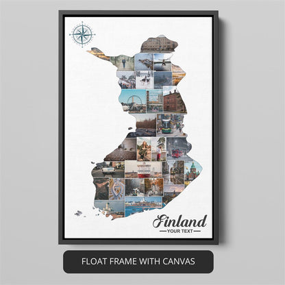 Personalized Finland Photo Collage - Unique Gifts and Decor from Finland