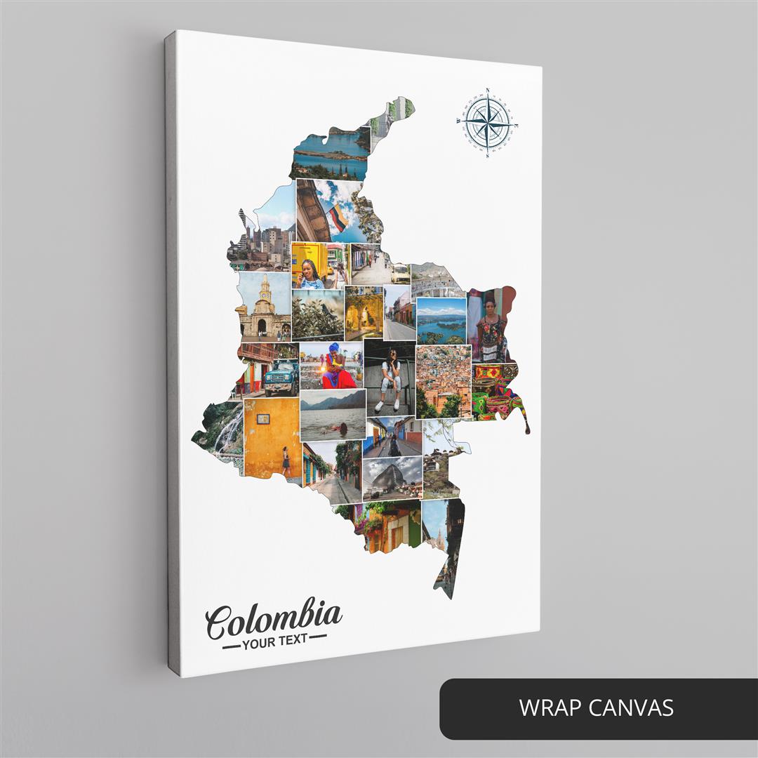 Colombia Artwork - Stunning Photo Collage Celebrating Colombian Culture