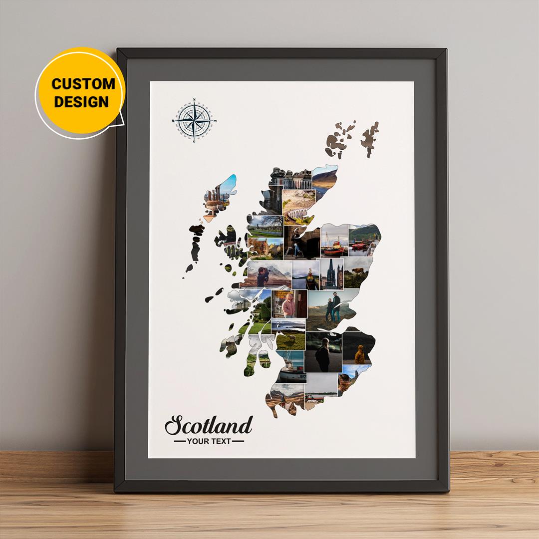 Personalized Photo Collage: Unique Gifts from Scotland