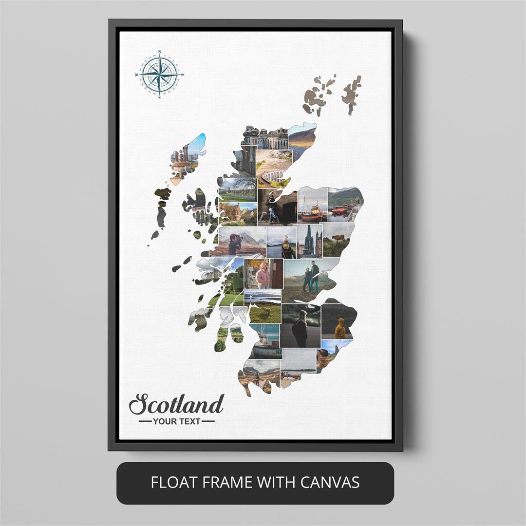 Scotland Art: Stunning Photo Collage of Scotland's Beauty
