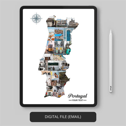 Capture Norway's Essence: Personalized Photo Collage for Stunning Wall Decor