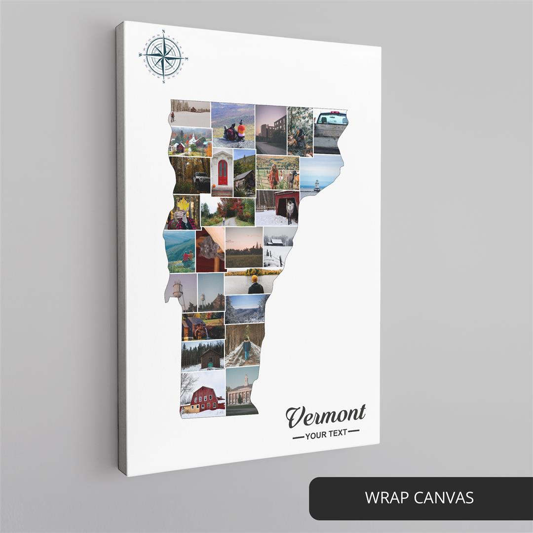 Vermont Gift Ideas - Customizable Photo Collage