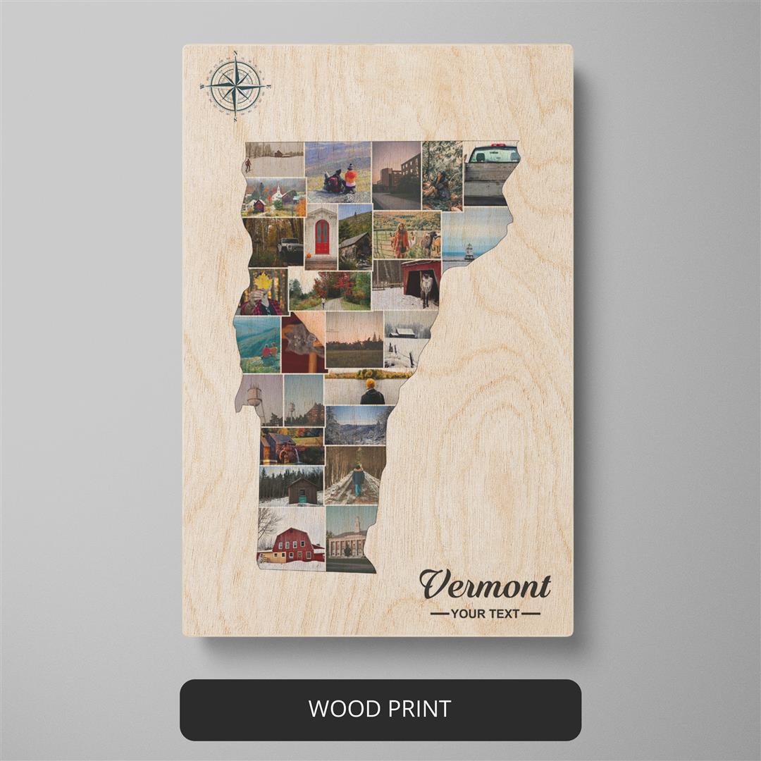 Vermont Themed Gifts - Personalized Photo Collage