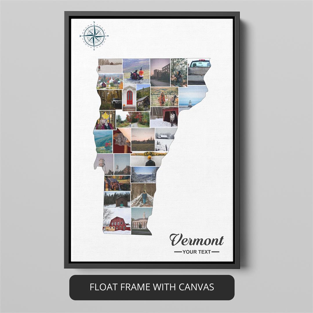 Decorate with Vermont Artwork - Personalized Photo Collage