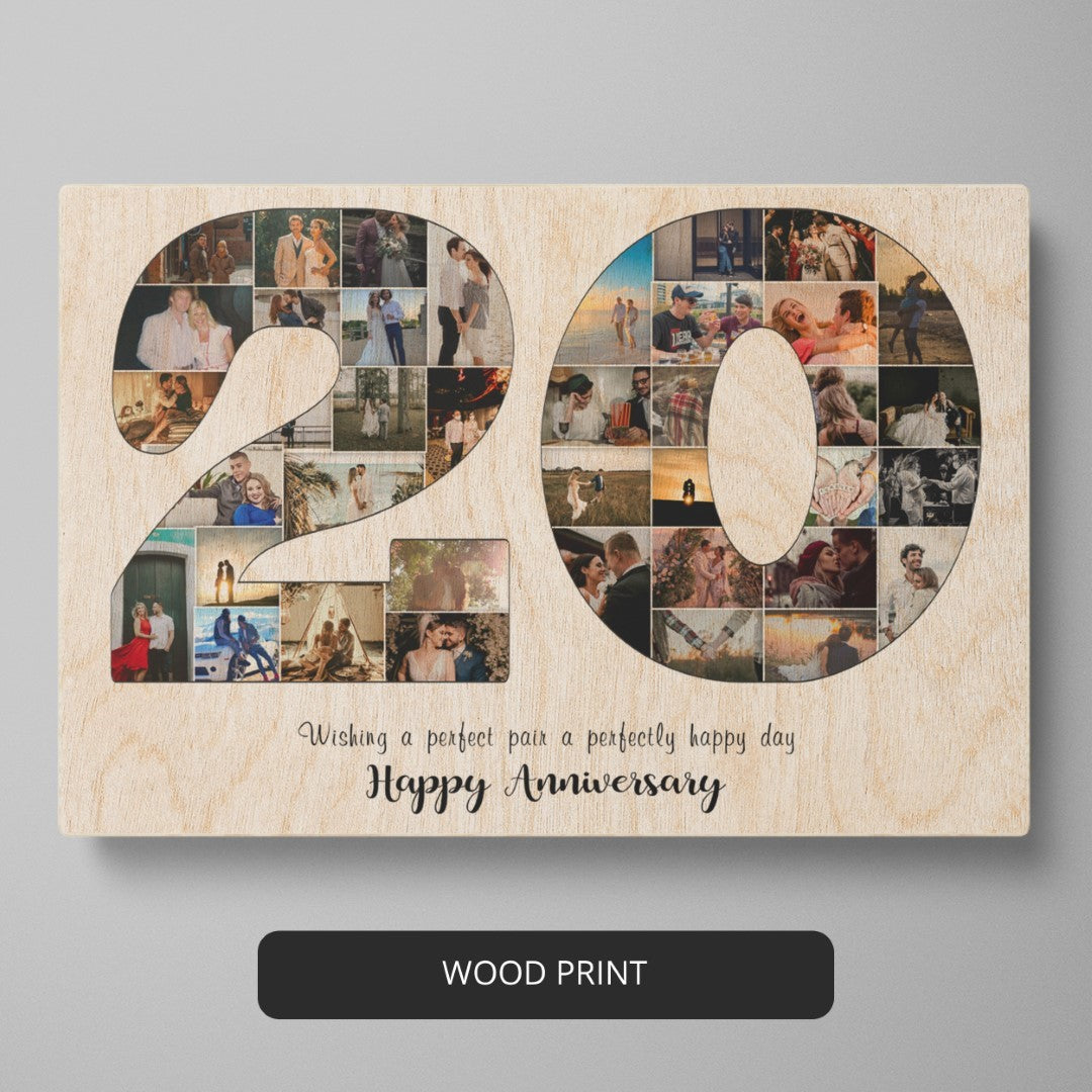 The Ideal 20th Wedding Anniversary Gift For Your Parents - Create a Sentimental Photo Collage