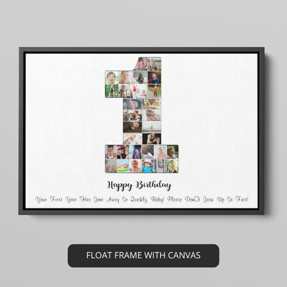 baby's special day with a personalized photo collage gift.