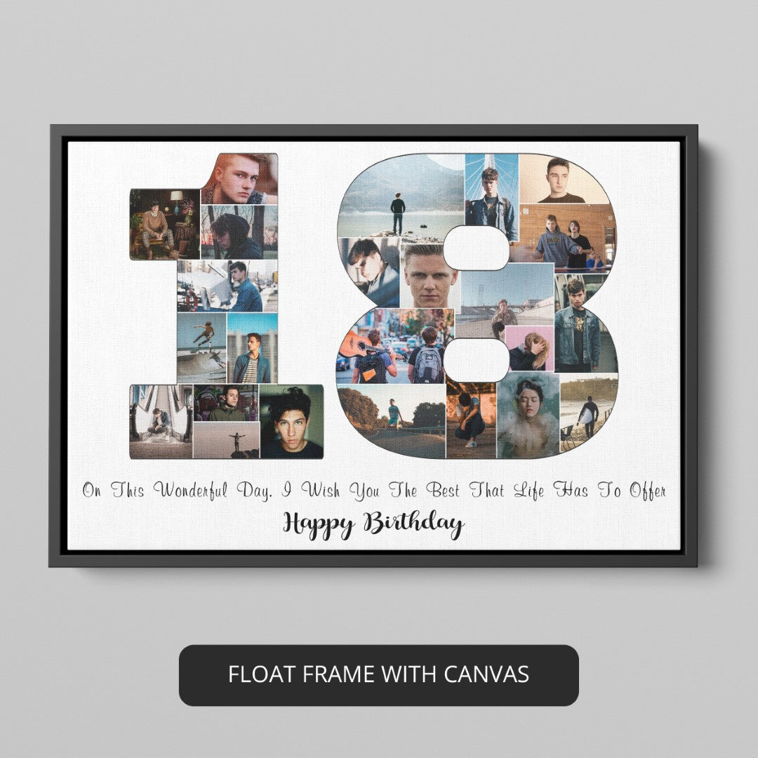 creative 18th birthday gift ideas with our personalized photo collage