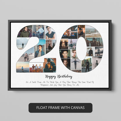 Sentimental 20th Birthday Present Ideas With Our Personalized Photo Collage