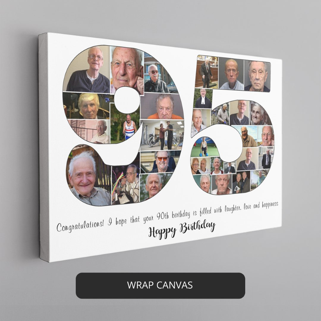 Customizable 95th Birthday Photo Collage