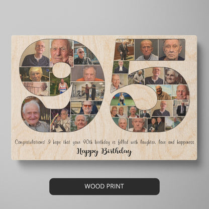 Thoughtful 95th Birthday Photo Collage Ideas