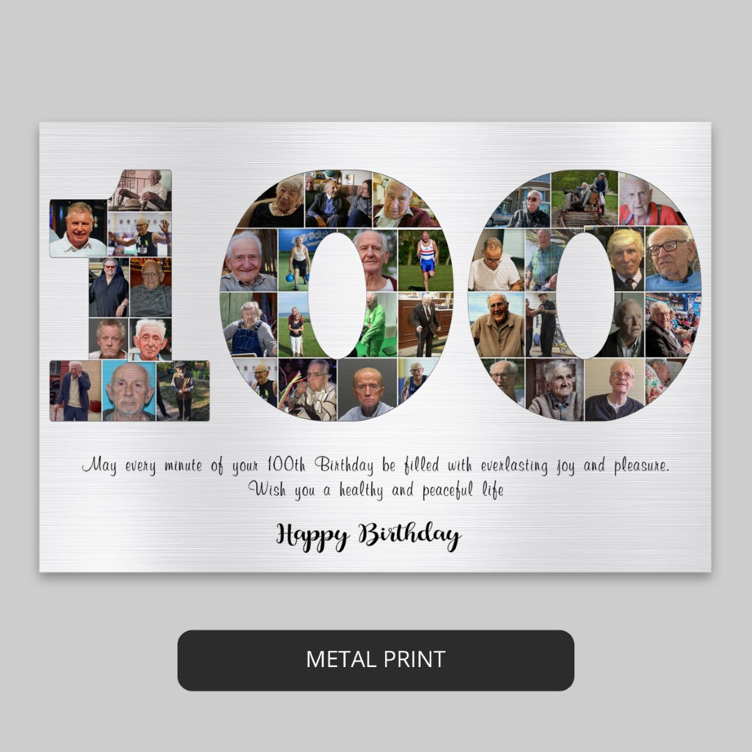100th Birthday Gift Inspiration - Personalised Gifts for 100th Birthday