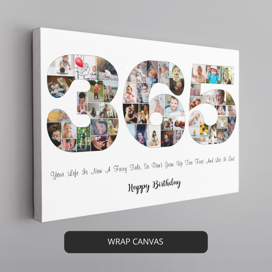 Gift Ideas for a 1st Birthday - Personalised Picture Collage