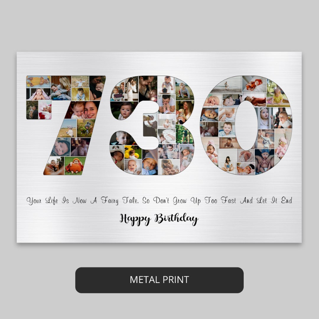 Capture Special Moments with a Personalized 2nd Birthday Photo Collage