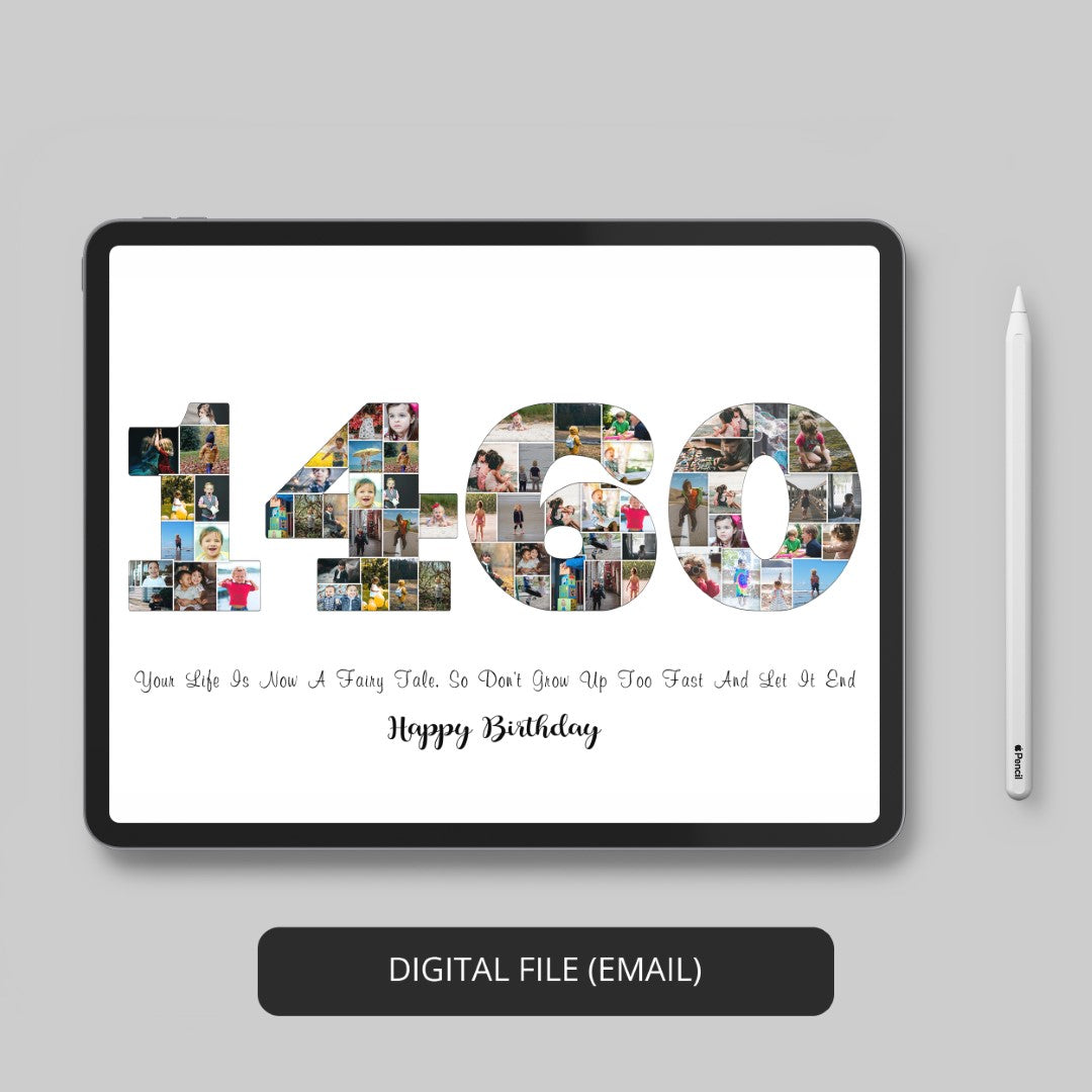 Thoughtful Birthday Gift Ideas - Personalized Photo Collage for Him or Friends