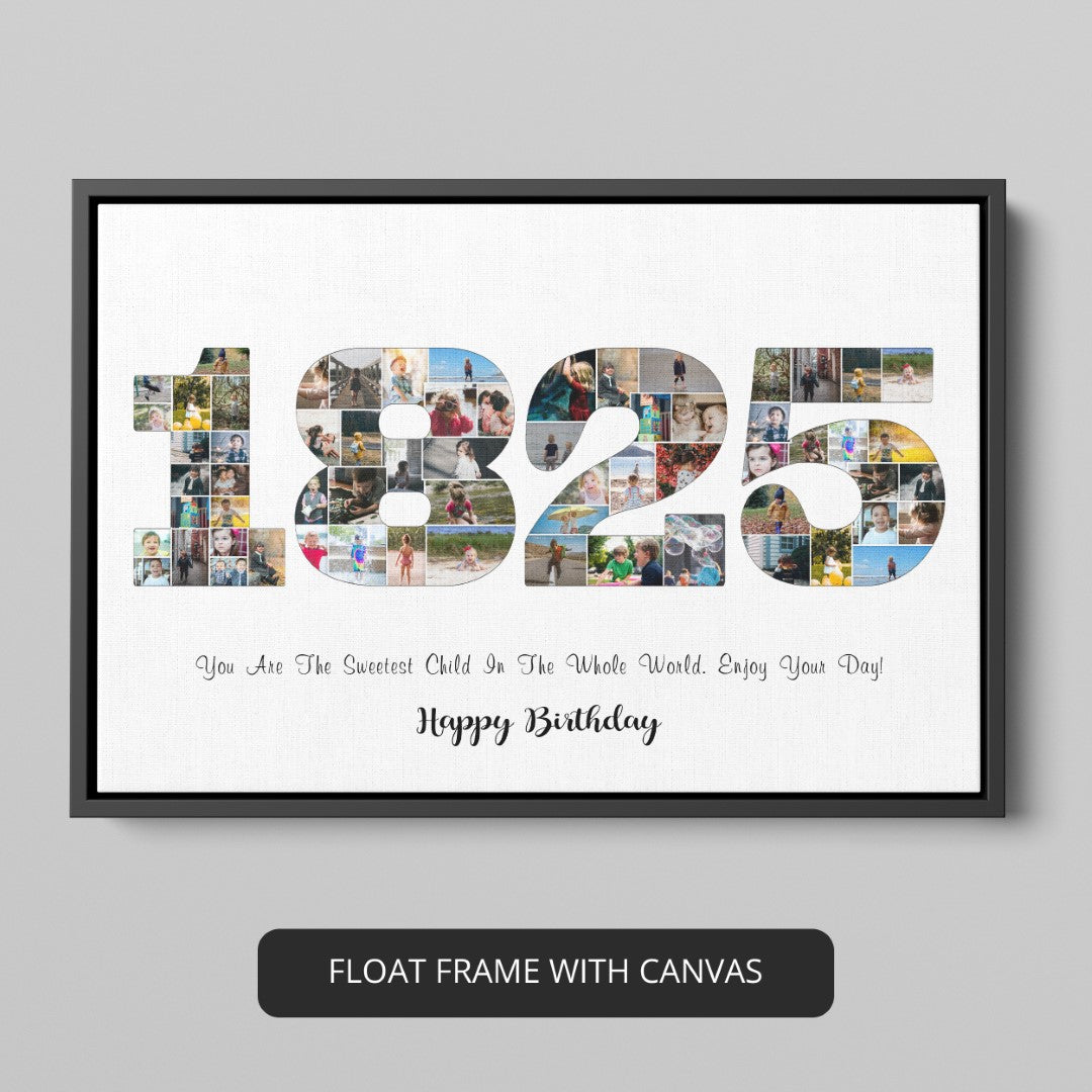 Personalized 5th Birthday Photo Collage Gifts for Him and Friends
