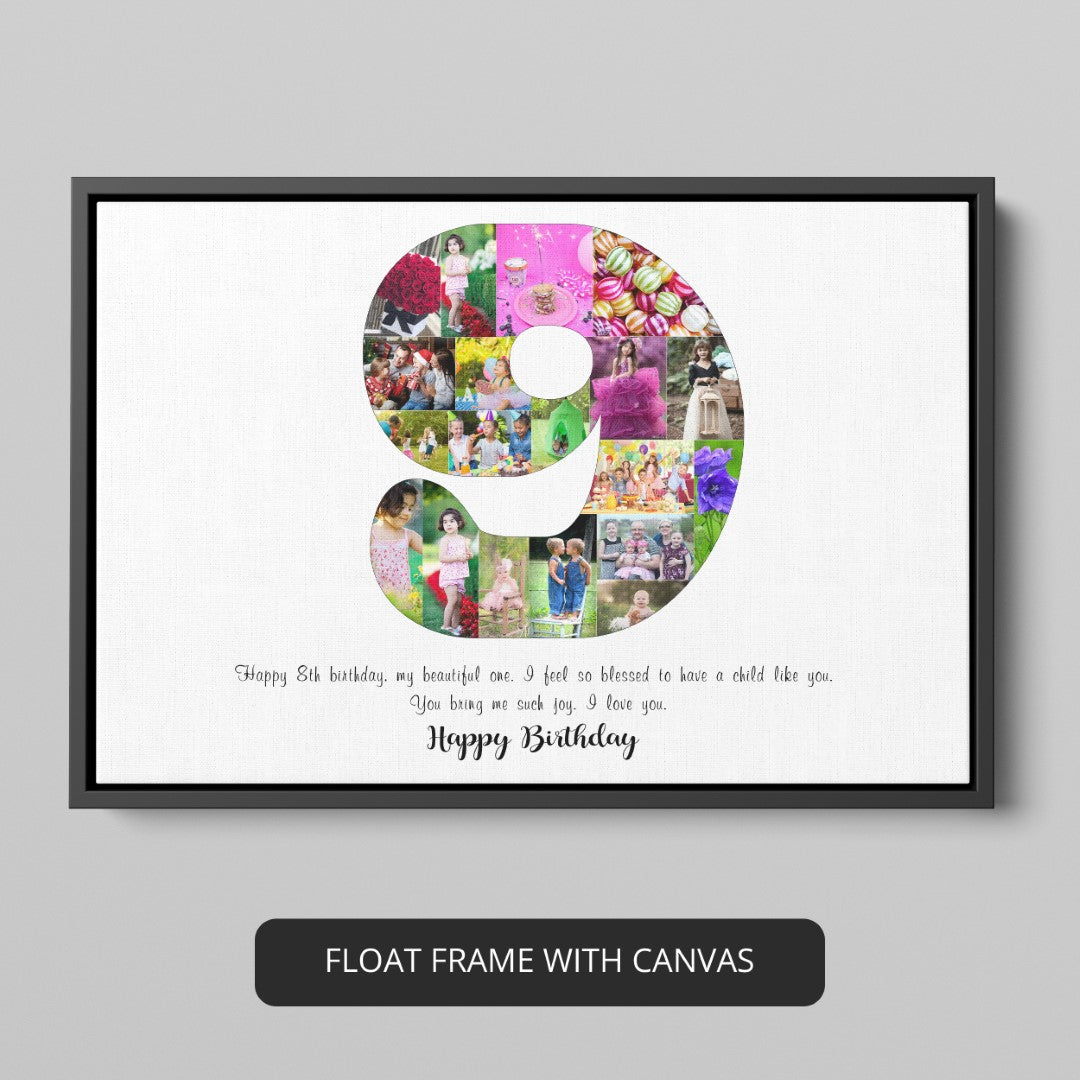Memorable Birthday Photo Collage - Perfect Birthday Gift