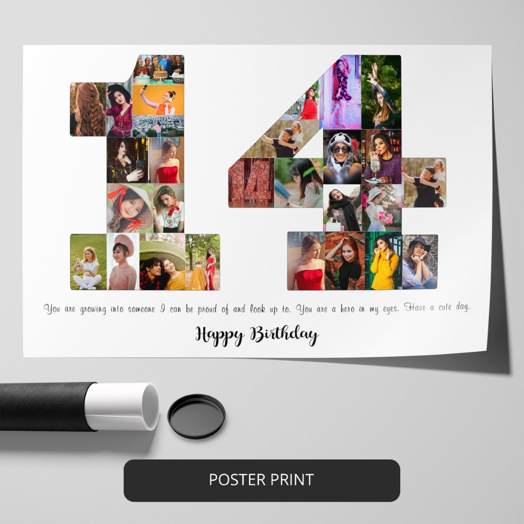 Celebrate 14th Birthday with a Memorable Photo Collage